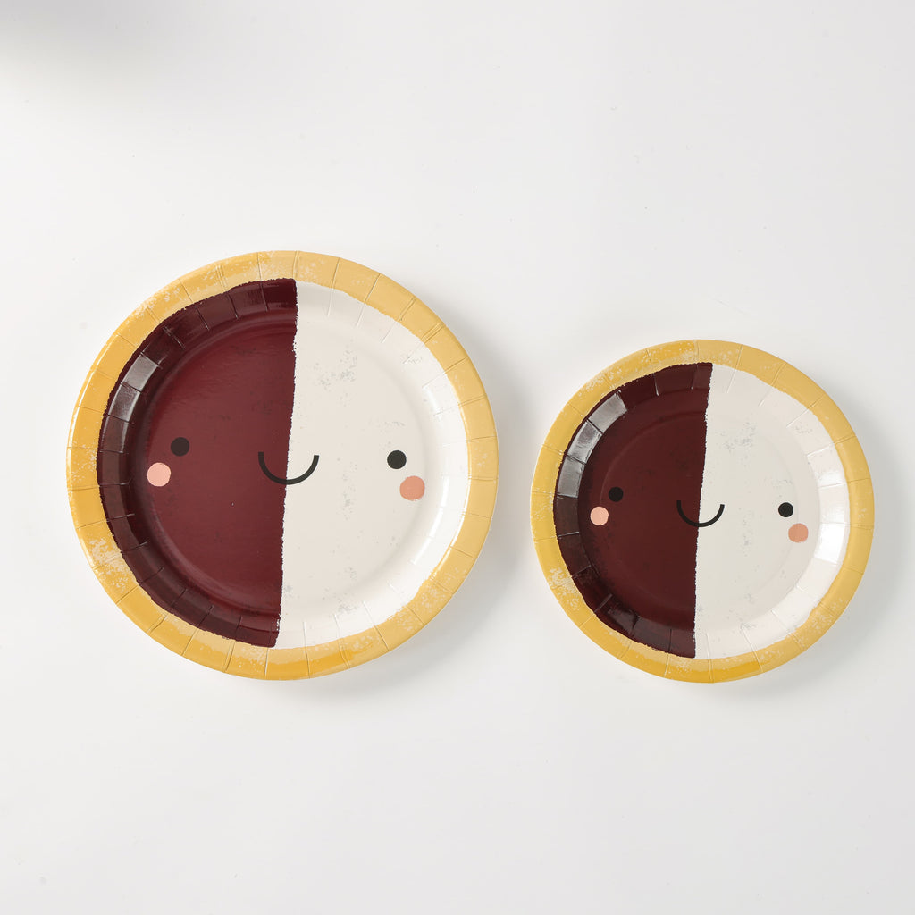 Black and White Cookie Plates