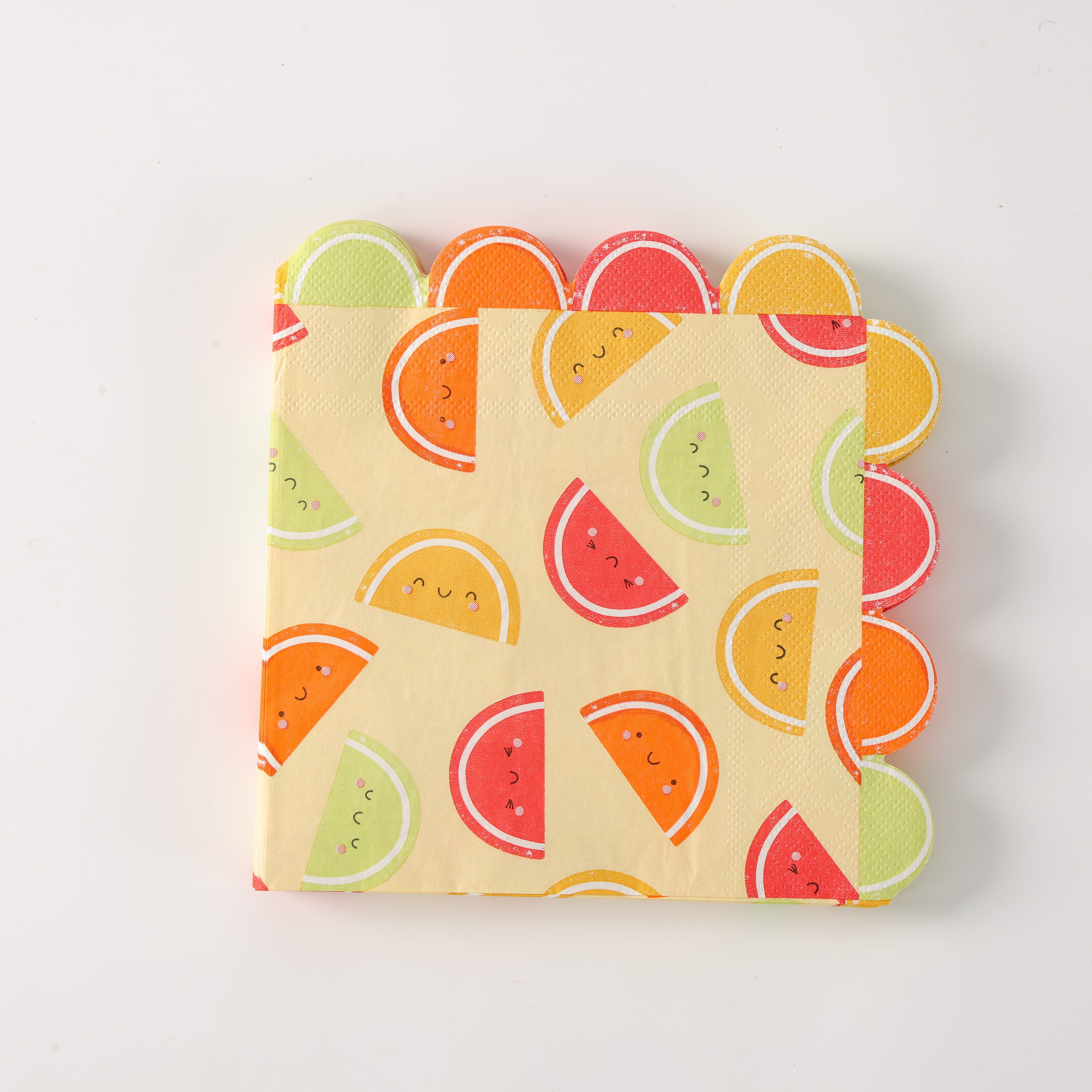 Jelly Slices Scalloped Napkins