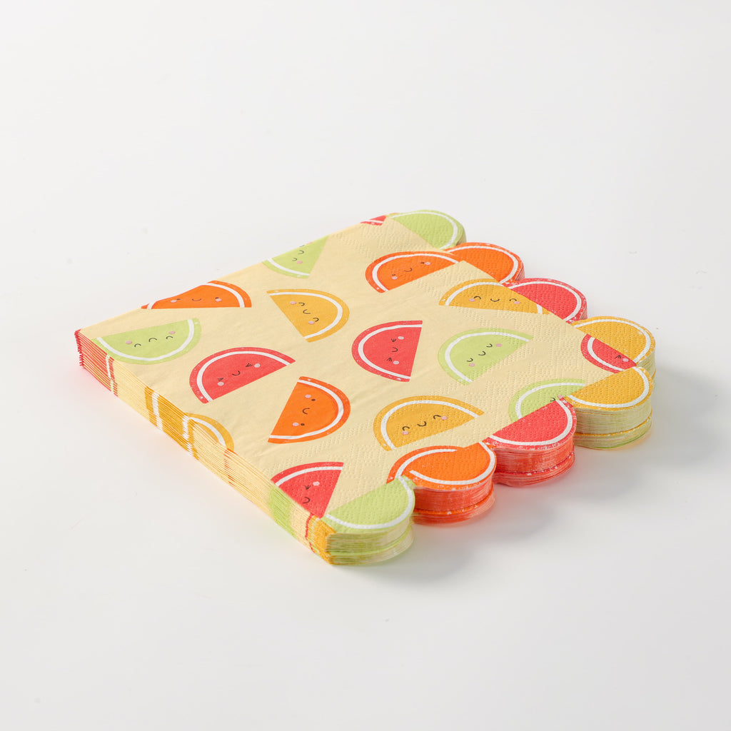 Jelly Slices Scalloped Napkins
