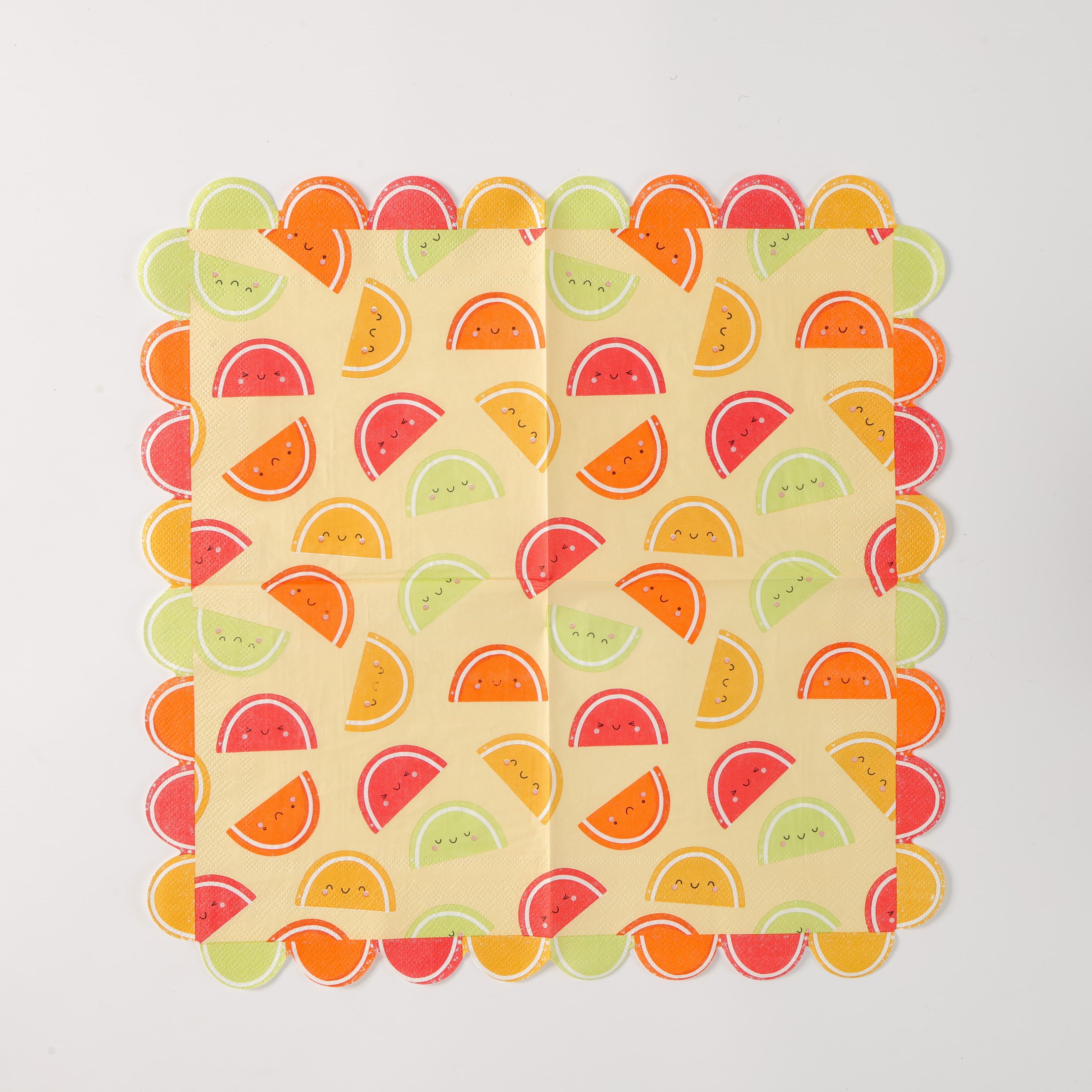 Jelly Slices Scalloped Napkins