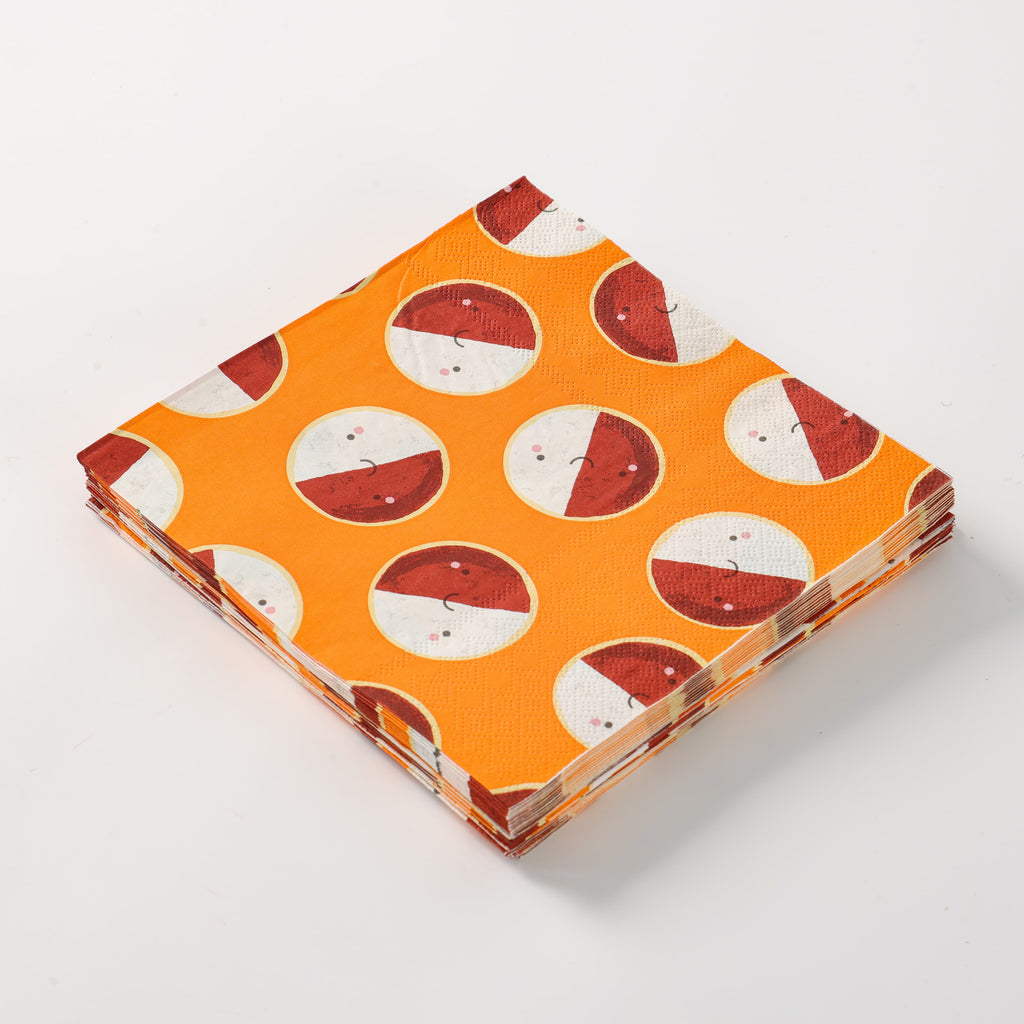 Black and White Cookie Napkins