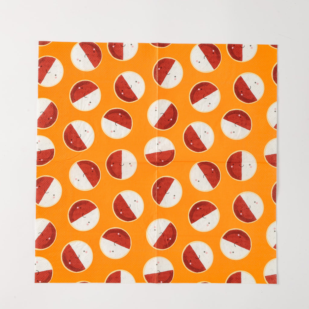 Black and White Cookie Napkins
