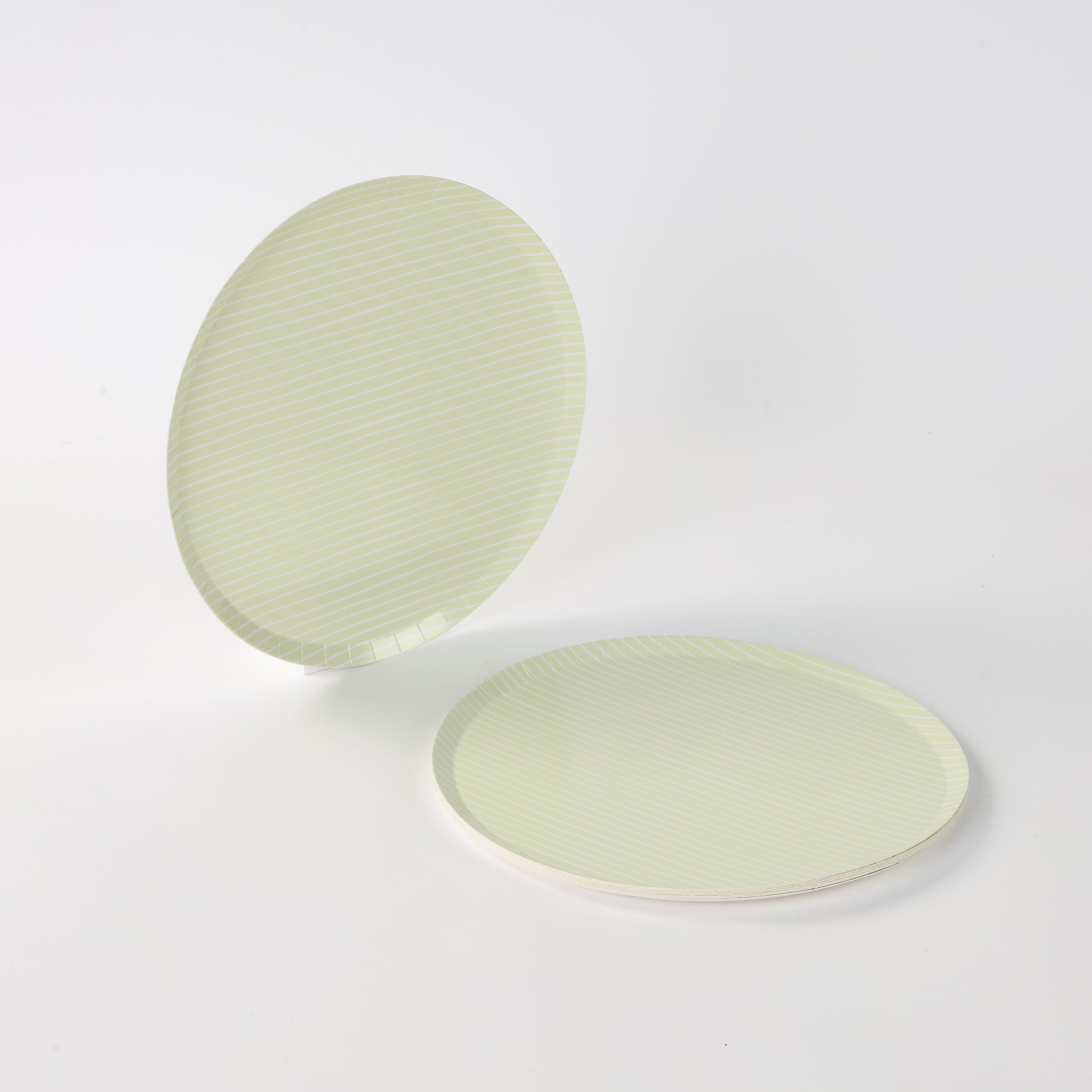 Striped Dinner Plates