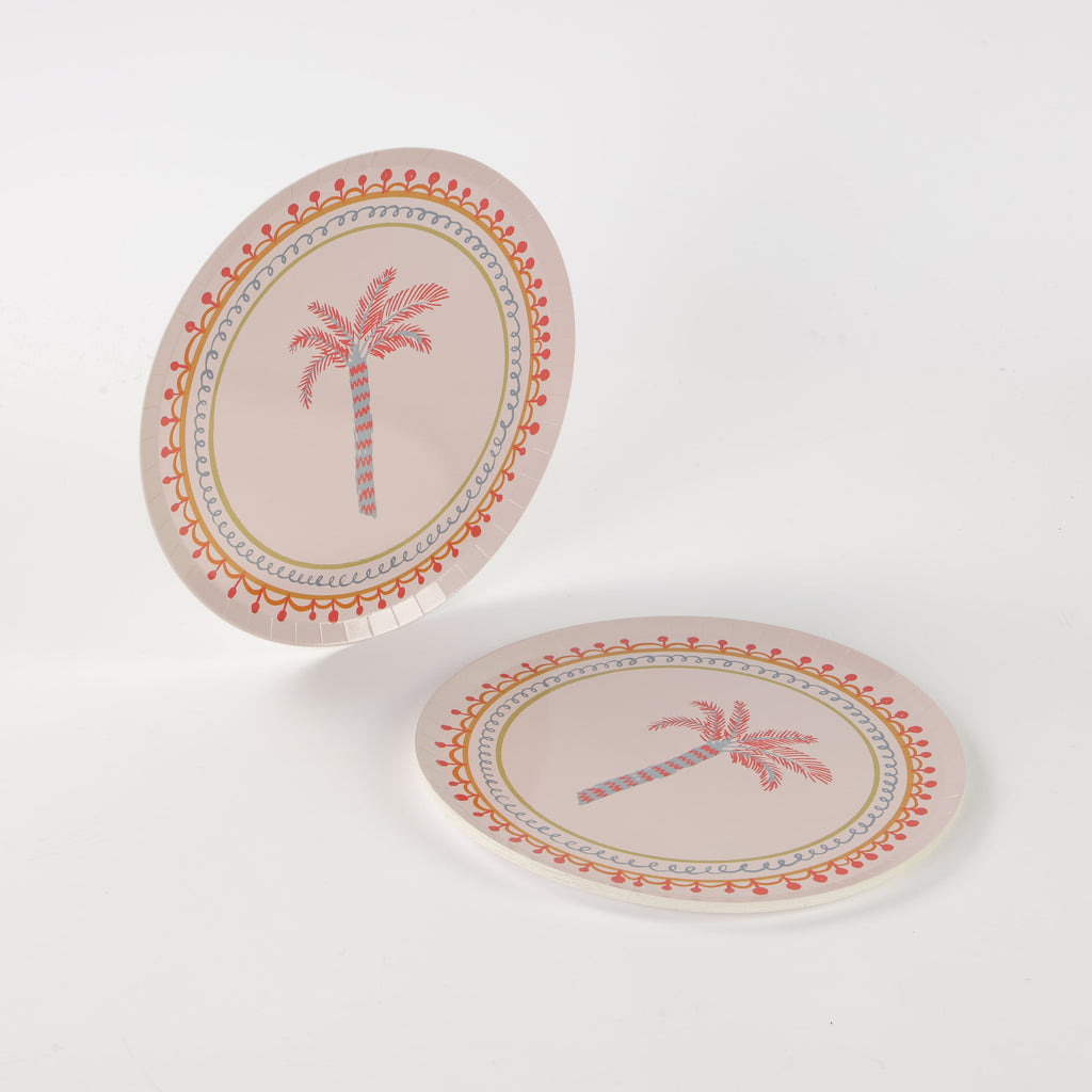 Palm Tree Plates