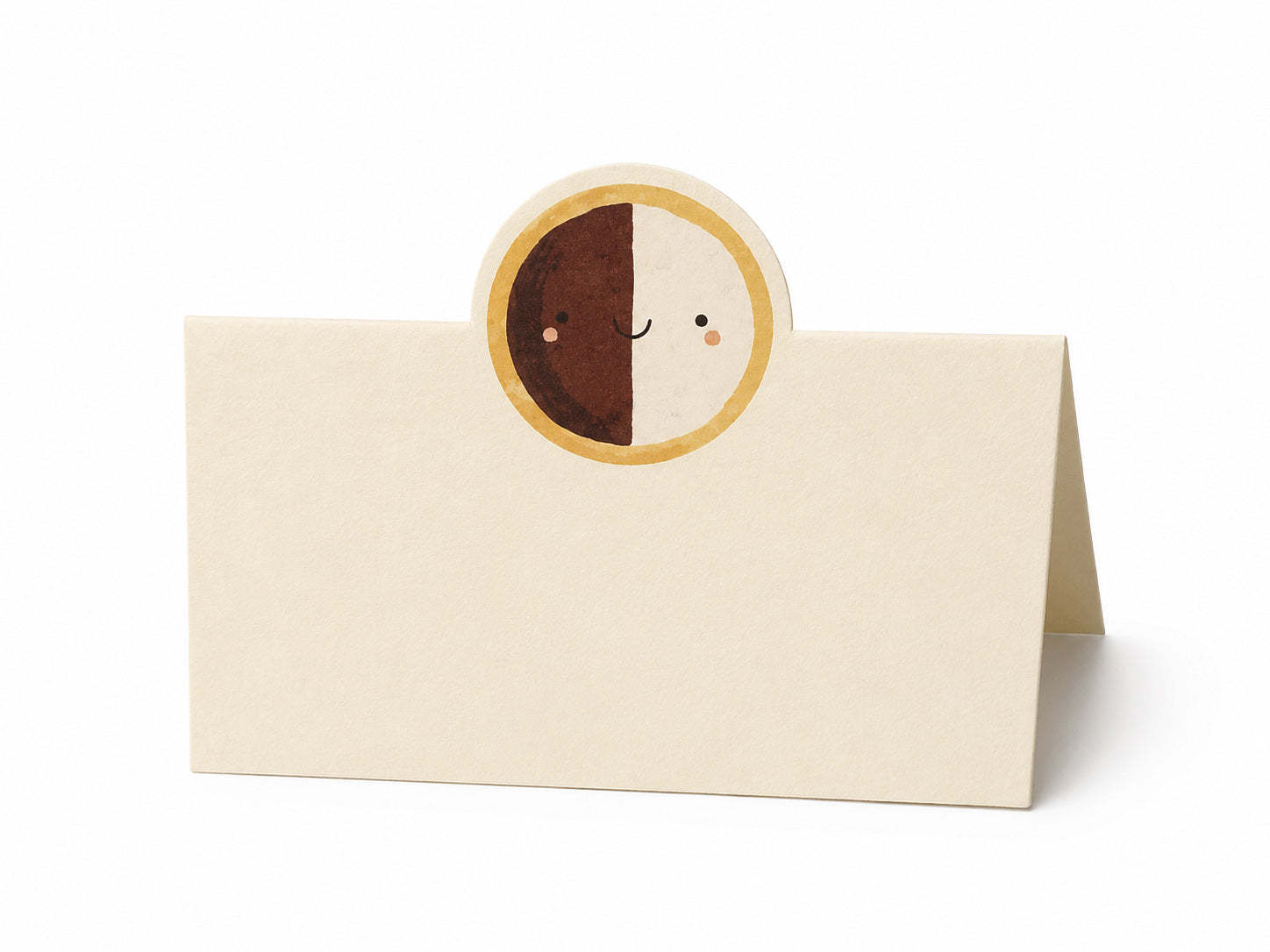 Black and White Cookie Place Cards