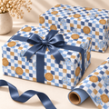 Hanukkah Checkered Wrapping Paper